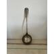 A large French antique Blanc silver plated serving spoon ladle ideal to use to serve soups, stews, pasta