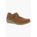 Wide Width Women's Jillian Flats by Drew in Tan Nubuck (Size 10 W)