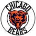 Imperial Chicago Bears 24'' Wrought Iron Wall Art