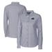 Women's Cutter & Buck Charcoal Old Dominion Monarchs Oxford Stretch Long Sleeve Button-Up Shirt