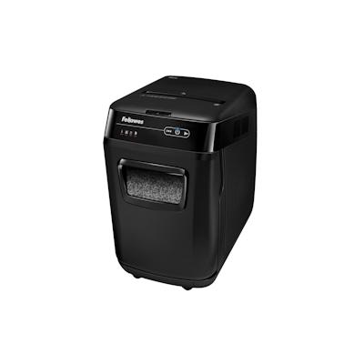 Fellowes AutoMax 200M Aktenvernichter Mikrogeschnittene Zerkleinerung Schwarz Image