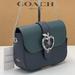 Coach Bags | Coach Gemma Crossbody In Colorblock With Apple Buckle Forest Midnight Navy Color | Color: Blue/Green | Size: 7" (L) X 5 1/2" (H) X 2 1/4" (W)