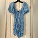 Zara Dresses | Blue Polka Dot Zara Dress | Color: Blue | Size: M