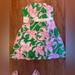 Lilly Pulitzer Dresses | Green Strapless Dress | Color: Green/Pink | Size: 6