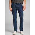 Straight-Jeans LEE "Brooklyn" Gr. 36, Länge 34, blau (dark stone wash) Herren Jeans Straight Fit