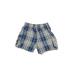 OshKosh B'gosh Shorts: Blue Plaid Bottoms - Size 12 Month