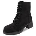 Black Ankle Boots Women - Black Heeled Boots Womens, Ankle Boots for Women with Heel, Black Ankle Womens Boots, Ladies Black Ankle Boots, Chunky Heeled Boots, Ladies Ankle Boots - Black Size 4