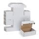 RLAVBL 25 Cardboard Boxes 9X6X3in(22.9 * 15.3 * 7.7cm) White Shipping Box, Kraft Corrugated Small Mailing Boxes