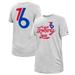 Men's New Era White Philadelphia 76ers 2022/23 City Edition Big & Tall T-Shirt