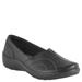 Clarks Cora Meadow Casual Slip-On - Womens 6 Black Slip On W