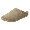 Pantoffel ROHDE "TIVOLI", Damen, Gr. 38, beige (beige, meliert), Filz, klassisch, Schuhe, Hausschuh, Clog, Homeslipper mit herausnehmbarer Innensohle