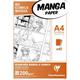 Papier Für Manga, Packung/Etui Mit 40 Blatt A4 200G