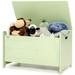 Costway Kids Toy Box w/Safety Hinge Wood Storage Chest Flip-Top - See Details
