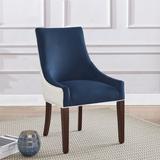 Dining Chair Upholstered Accent Chair with Solid Wood Legs Modern Armless Side Kitchen Chairs for Kitchen Restaurant 1PCS