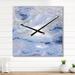 Designart 'Agate Stone Background' Oversized Modern Wall CLock