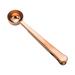 Pgeraug Kitchen Gadgets Pinch Spoon Coffee Clip Spoon Multifunctional Food Sealing Bag Mouth Clip Spoon Tableware Rose Gold