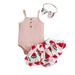 adviicd New Born Baby Wrap Girls Sleeveless Ribbed Romper Bodysuits Bowknot Ruffles Baby Girl Clothes New