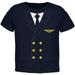 Old Glory Toddler Halloween Airline Airplane Pilot Short Sleeve Graphic T Shirt