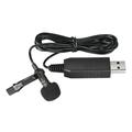 150cm Portable Mini Clip-on Omni-Directional Stereo USB Mic Microphone for PC Computer