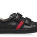 Gucci Shoes | (Brand New) Gucci Children/Women Ace Sneaker Black Leather Size 4 (37) | Color: Black/Red | Size: 37eu