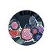 Anthropologie Dining | Anthropologie Floral Salad Plate | Color: Black/Purple | Size: Os