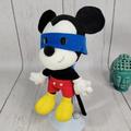 Disney Toys | Hallmark Disney Mickey Mouse Super Hero Vintage Plush Stiffed Toy Small | Color: Red/Yellow | Size: Osbb