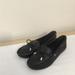 Michael Kors Shoes | Michael Michael Kors Women's Sz 9.5 Black Leather Slip On Sutton Moccasins | Color: Black/Gold | Size: 9.5