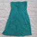 J. Crew Dresses | J Crew Teal Seersucker Strapless Mini Dress | Color: Blue/Green | Size: 4