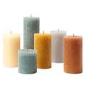 Bolsius Rustic Candle Gift Set - Nordic Ambiance - Box of 6 Candles - Long Burning Time - Household Candle - Interior Decoration - Unscented - Includes Natural Vegan Wax - No Palm Oil