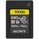 Sony VPG400 Tough CFexpress Hochgeschwindigkeits-Speicherkarte, Klasse G, 640 GB, Typ A (800 MB/s Lesen und 700 MB/s Schreiben) CEA-G640T