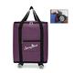 MULTIONS Expandable Foldable Suitcases Collapsible Luggage Bag Rolling Travel Duffel Bag Lightweight Larger Suit Case with Detachable Spinner Wheels (L,Purple)