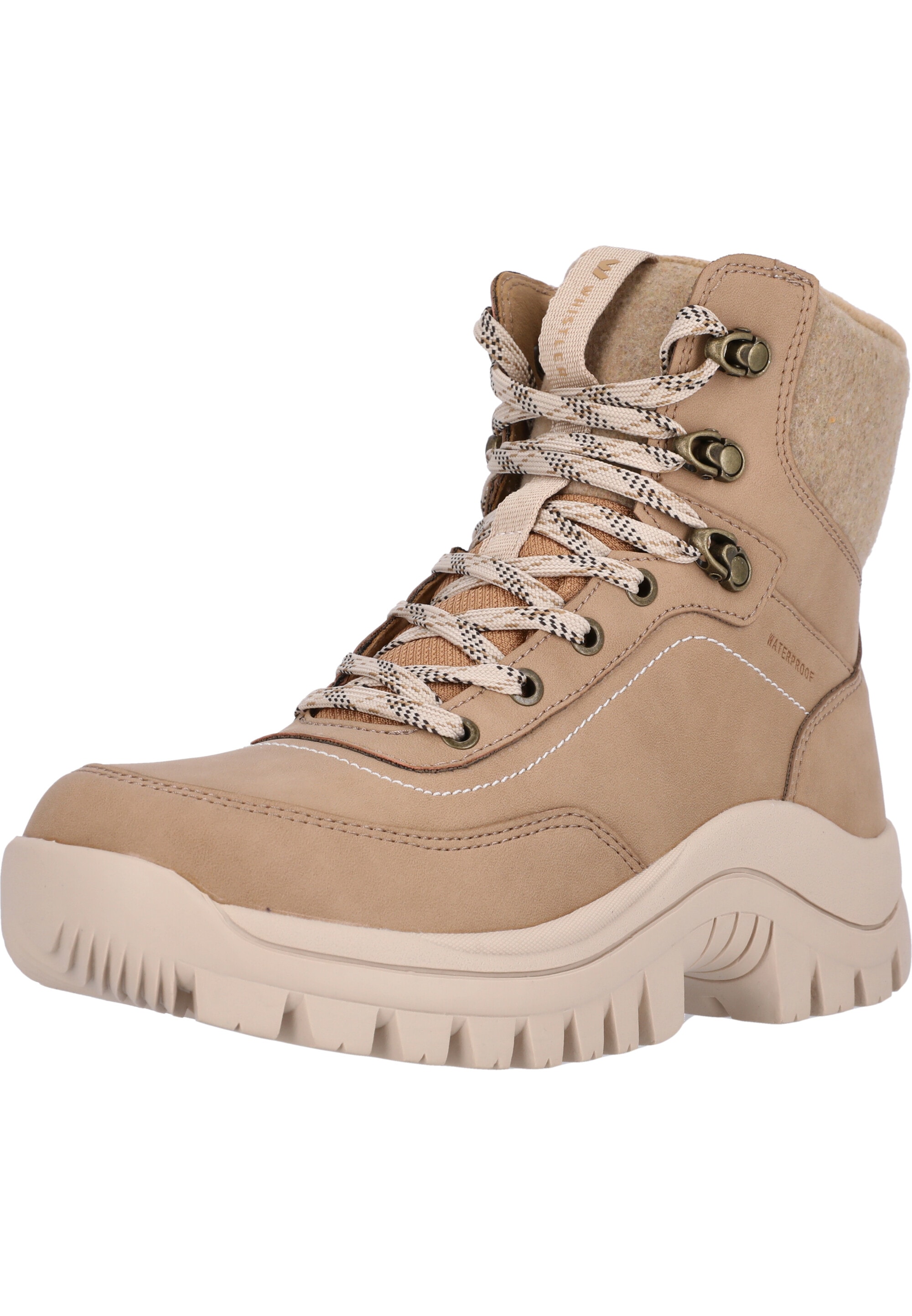 Stiefel WHISTLER "Nuslog", Gr. 41, beige (nude), Kunstfaser, Polyurethane, Schuhe, mit Allwetterprofil