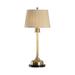 Wildwood The Breakers Brass Column 34 Inch Table Lamp - 26506