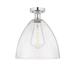 Innovations Lighting Bruno Marashlian Bristol Glass 12 Inch 1 Light Semi Flush Mount - 616-1F-PC-GBD-124