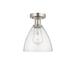 Innovations Lighting Bruno Marashlian Bristol Glass 7 Inch 1 Light Semi Flush Mount - 616-1F-SN-GBD-754