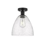 Innovations Lighting Bruno Marashlian Bristol Glass 9 Inch 1 Light Semi Flush Mount - 616-1F-BK-GBD-94