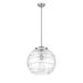 Innovations Lighting Bruno Marashlian Athens Deco Swirl 15 Inch LED Large Pendant - 221-1S-SN-G1213-16-BB-95-LED