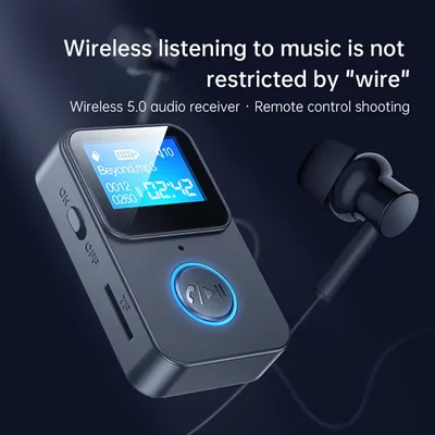 Récepteur Audio 5.0 compatible Bluetooth Support de carte TF lecteur MP3 transmetteur FM sans