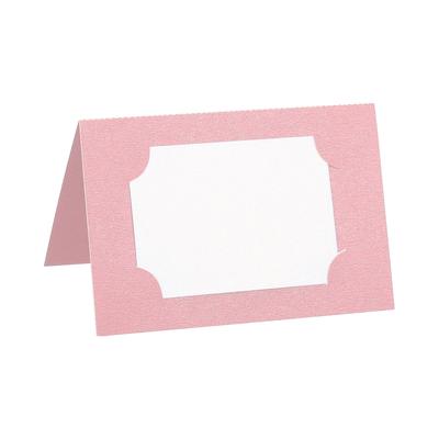 Table Name Place Cards,50Pcs Favor Decor Seat Blank Card, Pink