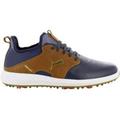 NEW Mens Puma Ignite PWRADAPT Caged Crafted Golf Shoes Peacoat / Brown 9.5 M