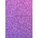 Ahgly Company Indoor Rectangle Patterned Plum Purple Novelty Area Rugs 7 x 9