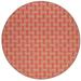 Furnish My Place Union Indoor/Outdoor Commercial Color Rug - Red 4 Round Pet and Kids Friendly Rug. Made in USA Round Area Rugs Great for Kids Pets Event Wedding