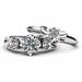 Kayannuo Christmas Clearance Ladies Fashion Creative Rose Flower Diamond Couple Ring