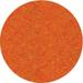 Ahgly Company Machine Washable Indoor Square Transitional Orange Red Orange Area Rugs 3 Square