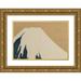 Kamisaka Sekka 18x13 Gold Ornate Wood Frame and Double Matted Museum Art Print Titled - Mount Fuji (Fuji) (1909-1910)