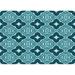 Ahgly Company Machine Washable Indoor Rectangle Transitional Blue Diamond Blue Area Rugs 5 x 8