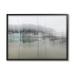 Stupell Industries Foggy Weather Boat Marina Peaceful Floating Watercraft Graphic Art Black Framed Art Print Wall Art Design by Nancy Crowell