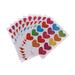 HeroNeo 10 Sheets Heart Stickers Love Decorative Sticker Kids Envelopes Cards Craft Scra