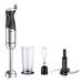 5 Core Hand Blender 500W Immersion Blender Electric Hand Mixer w/2 Mixing Speed 304 Steel Blades Metal in Black/Gray | 8.5 H x 5 W x 7 D in | Wayfair