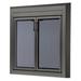 Uniflame Cabinet Style Steel Fireplace Door Steel in Gray | 33.03 H x 37.52 W x 1.81 D in | Wayfair UFPDM1105GUN
